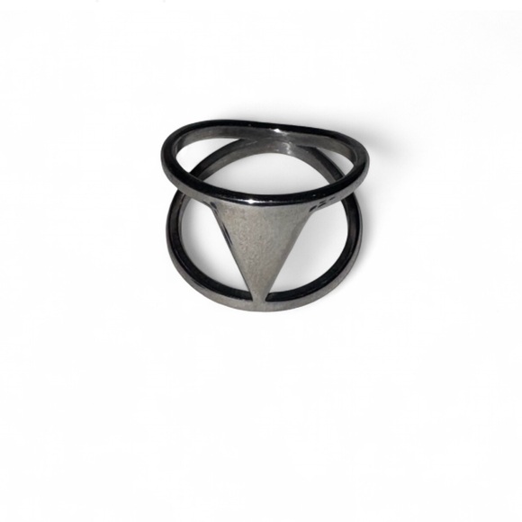 Small Business Jewelry - Sterling Silver Triangle Ring